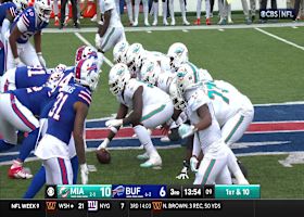 Taron Johnson's perfect punch nets a forced turnover for the Bills' defense