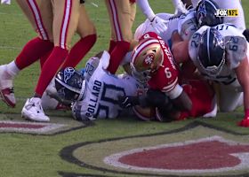 Tony Pollard powers up middle for 6-yard TD vs. 49ers