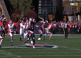 Drake Maye slings it up the seam to Austin Hooper for 31-yard gain