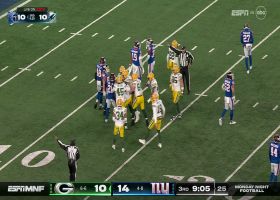 Packers get fresh possession in red zone after punt deflects off Bobby McCain