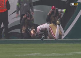 Brandon Aiyuk's diving TD gives 49ers lead over Eagles