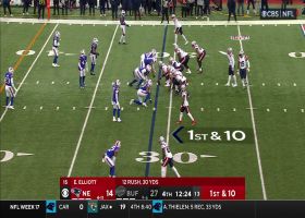 Zappe unloads deep ball to Jalen Reagor for 39 yards