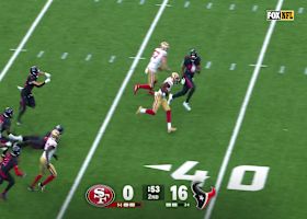 Brian Robinson Jr.'s 46-yard kickoff return sets up Niners offense in Houston territory