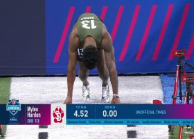 Myles Harden runs official 4.50-second 40-yard dash at 2024 combine
