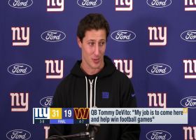 Tommy DeVito: 'My job is to come here and help win football games'