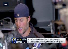 Matthew Stafford speaks on future with Rams following NFC Championship Game to Seahawks