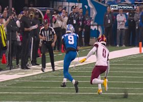 Jared Goff's first completion of NFC Divisional Round goes for 19-yard gain to Jameson Williams