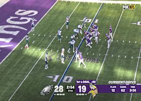 Josh Uche bags his first sack as an Eagle