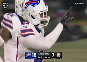 Christian Benford picks off Rudolph's pass for back-to-back turnovers