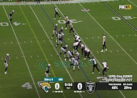 Trevor Lawrence connects with Brian Thomas Jr. for 10-yard gain and first down