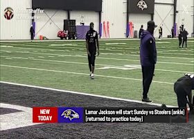 Lamar Jackson (ankle) will start Sunday vs Steelers | 'The Insiders'