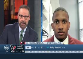 QB Michael Penix Jr. joins 'NFL Draft Kickoff' one day after being taken by Falcons at No. 8 pick