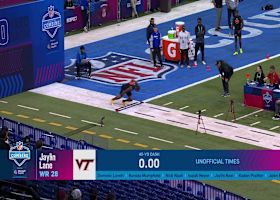 Jaylin Lane runs official 4.34-second 40-yard dash at 2025 combine