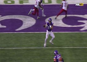 Josh Oliver couldn't be more open to snag his second TD catch of the day