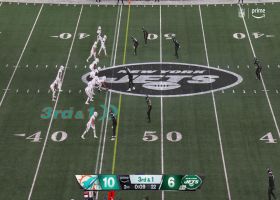 D.J. Reed beats Hill to football for INT of Tagovailoa's pass