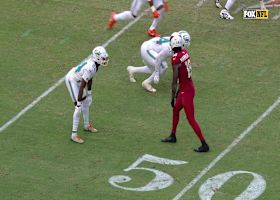 Harrison Jr.'s fifth catch vs. Dolphins goes for 22-yard gain in fourth quarter