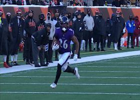 Rasheen Ali dazzles into the end zone on 30-yard catch and run from Lamar Jackson