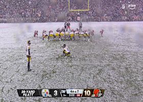 Chris Boswell's 28-yard FG cuts Browns' lead to four