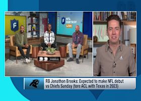 Pelissero: RB Jonathon Brooks expected to make NFL debut vs. Chiefs in Week 12