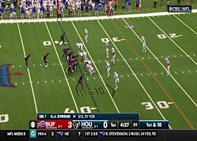 Nico Collins slips past would-be Bills tackler for chain-moving pickup