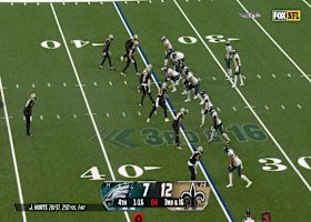 Can't-Miss Play: 61-yard gain in crunch time! Goedert's drag route works wonders vs. Saints