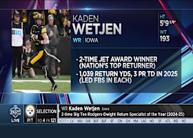 Steelers select Kaden Wetjen with No. 121 pick in 2026 draft