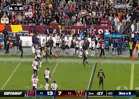 Frankie Luvu annihilates Williams for a big fourth down sack