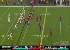 Can't-Miss Play: Going backwards! Hurts' desperate throw away results in a safety for the Bucs