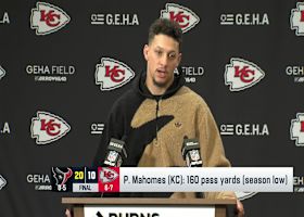 Mahomes after loss vs. Texans: 'We just got to execute at a higher level in those big moments'