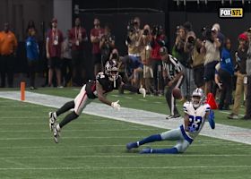 Jalen Brooks shocks announcer booth with 10-yard snag