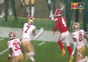 Mahomes hits Rice in stride for 13 yards