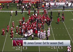 ICYMI: What does it mean for the Arizona backfield with James Conner out for the season? | 'NFL Fantasy Live'