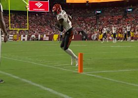 Tycen Anderson gets under Josh Johnson's pass for an athletic INT