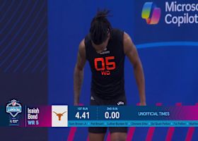 Isaiah Bond runs official 4.39-second 40-yard dash at 2025 combine