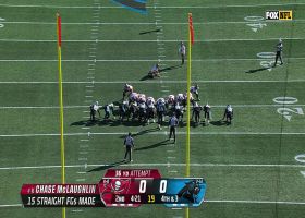 Chase McLaughlin's 36-yard FG opens scoring in Bucs-Panthers matchup