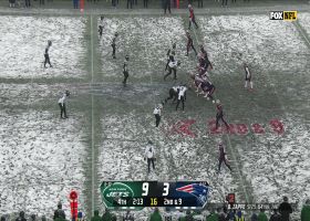 Tony Adams looks like Zappe's intended WR on INT