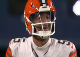 Nik Bonitto reads Jameis Winston's eyes for perfectly executed pick-six vs. Browns