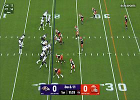 Rasheen Ali's first catch of 2025 goes for first-down yardage