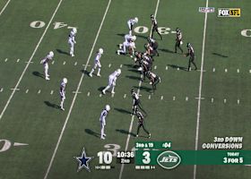 James Houston hunts Fields down, securing 10-yard sack for Cowboys