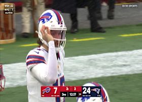 Josh Allen cuts up the sideline on 20-yard rush