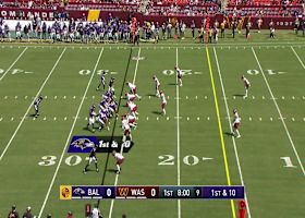 D’Ernest Johnson puts foot down for nice cut leading to 12-yard gain