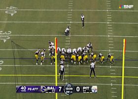 Tyler Loop delivers a 40-yard FG to boost Ravens' lead to 10-0 vs. Steelers