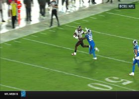 Rachaad White has room to roam after catch for 20-yard pickup