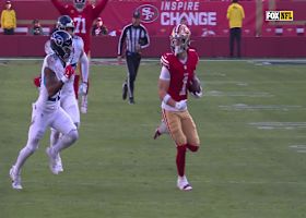 Ricky Pearsall gets open over middle for 38-yard gain vs. Titans