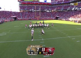 Blake Grupe drills 52-yard FG to cut 49ers' third-quarter lead to three points