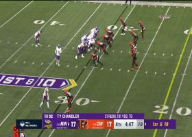 Chandler flashes 4.38 speed on 30-yard run in fourth quarter