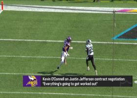 Kevin O'Connell optimistic about Justin Jefferson contract negotiation | 'NFL Total Access'