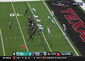 Nico Collins hauls in his second TD of the day vs. Dolphins