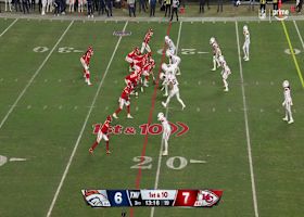 Jonah Elliss, Dondrea Tillman combine for sack of Oladokun