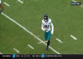 Darious Williams looks like Joe Flacco's intended target on INT